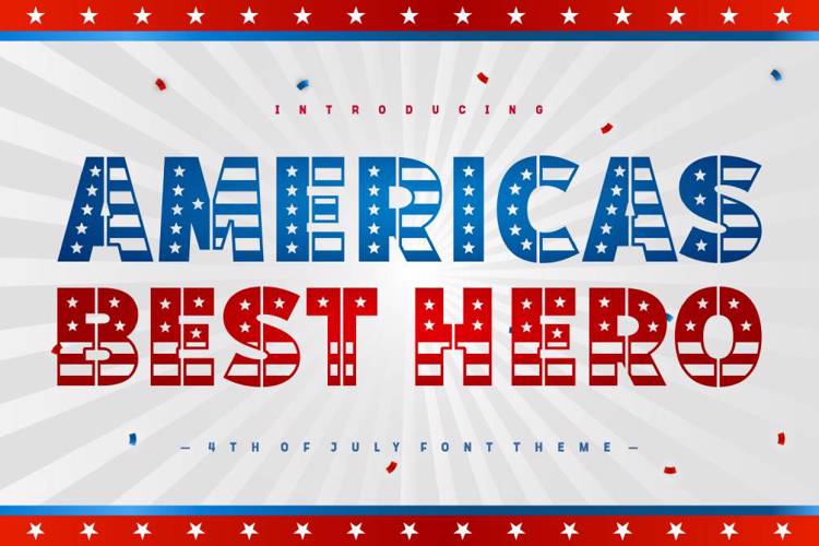 America's Best Hero Font