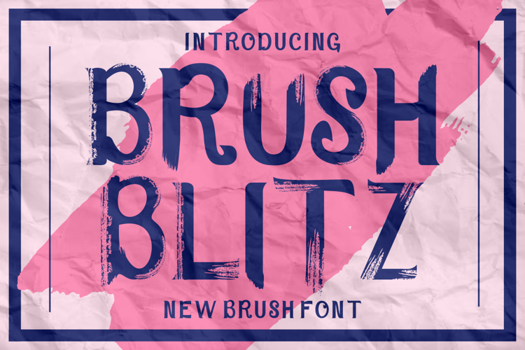 Brush Blitz Font