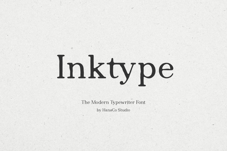 Inktype Font