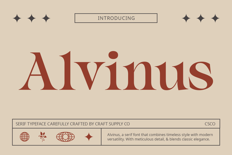 Alvinus Font