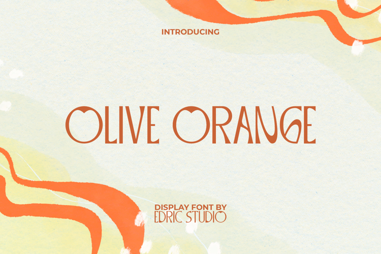 Olive Orange Font