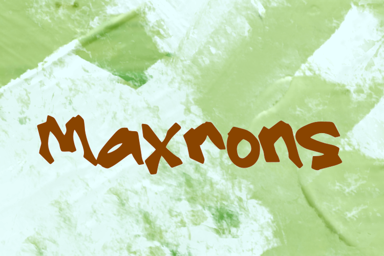 M Maxrons Font