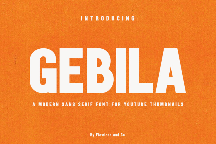 Gebila Font