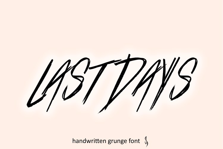 Last Days Font