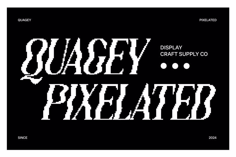 Quagey Pixel Font