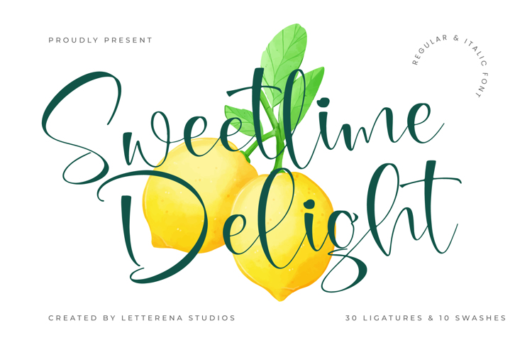 Sweetlime Delight VERSION Font