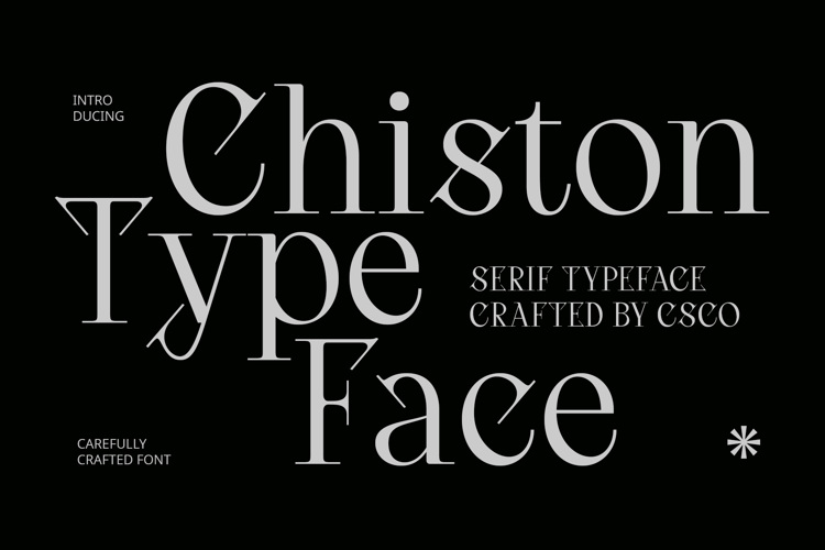 Chiston Font