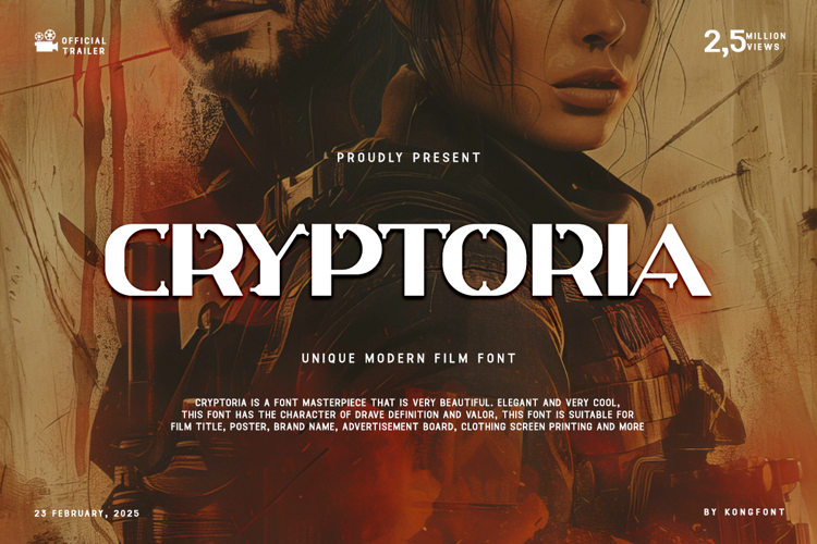 Cryptoria Font