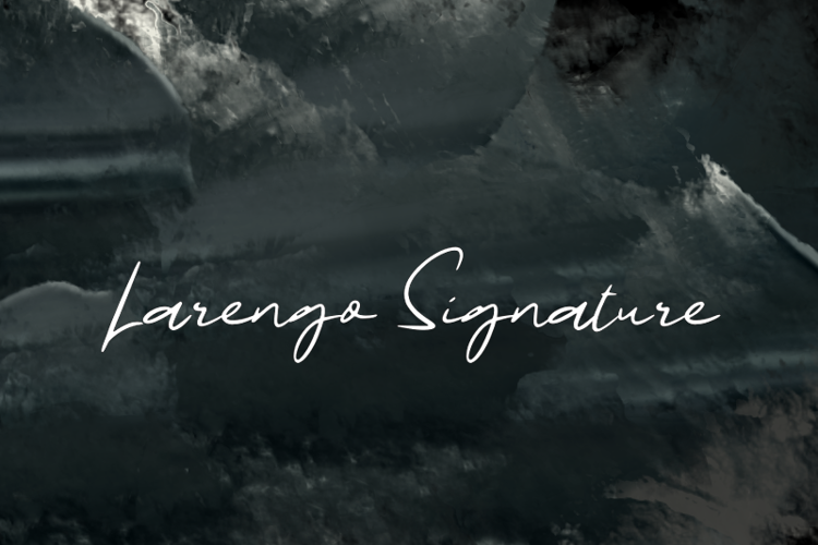 L Larengo Signature Font