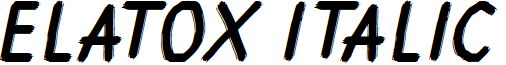 Elatox Italic