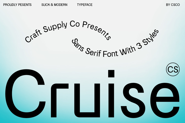 CS Cruise Font