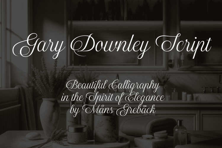 Gary Downley Script Font