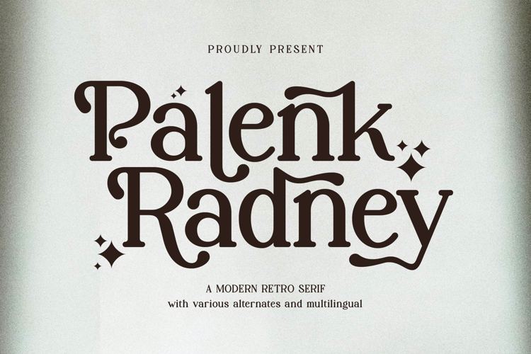 Palenk Radney Font