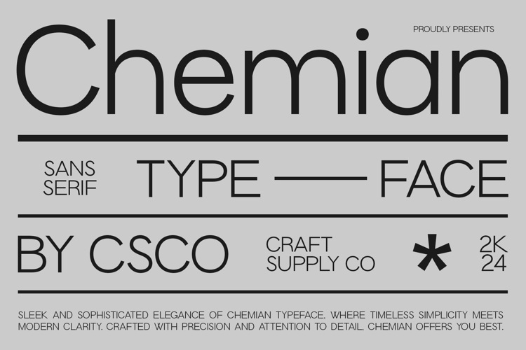 Chemian Font