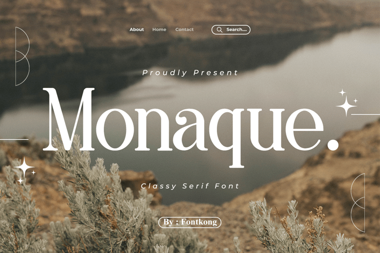 MONAQUE Font