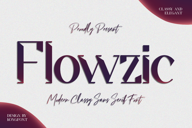 Flowzic Font