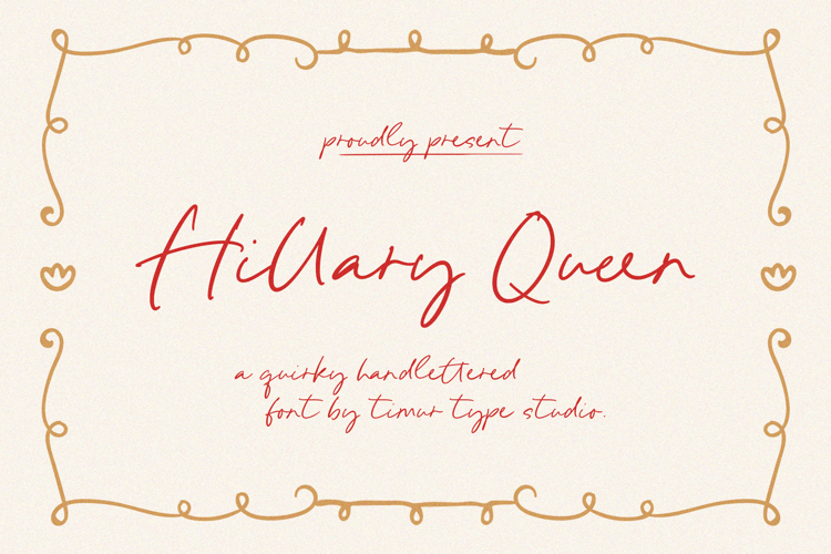 Hillary Queen Font