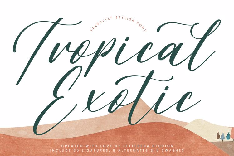 Tropical Exotic VERSION Font