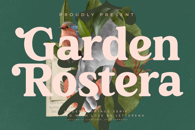 Garden Rostera VERSION Font
