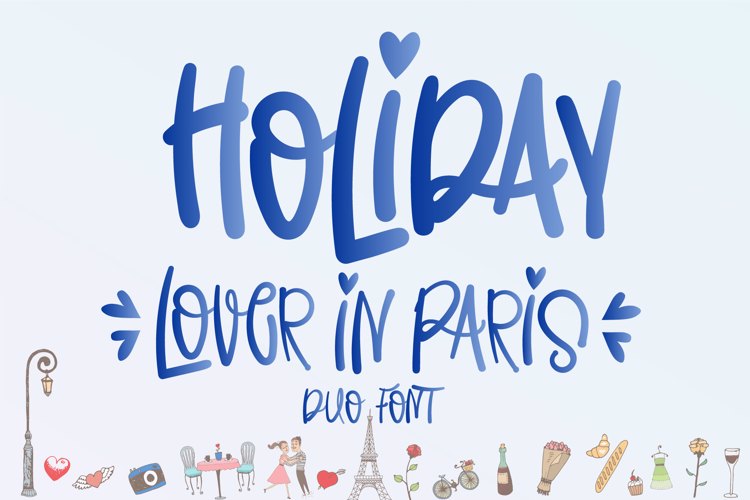 Holiday In Paris Font