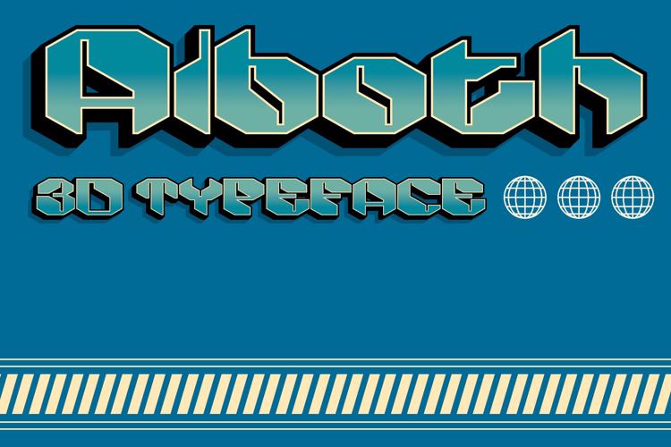 Alboth 3D Font