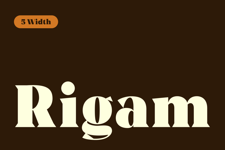Rigam Font