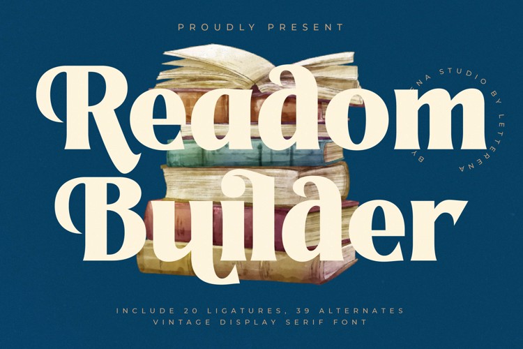 Readom Builder VERSION Font