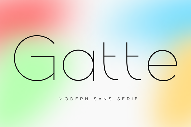 Gatte Modern Font