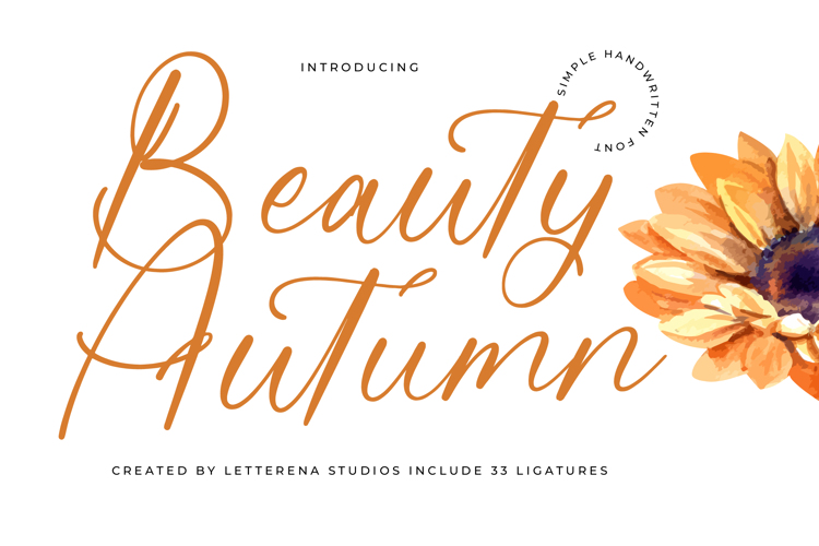 Beauty Autumn VERSION Font