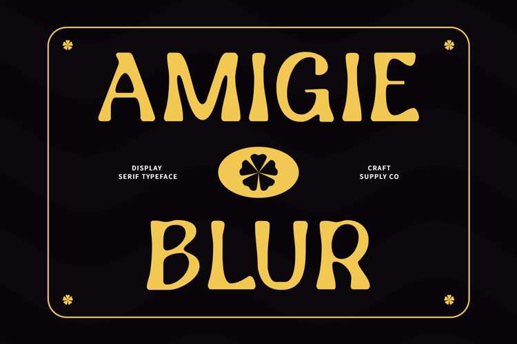 Amigie Blur Font