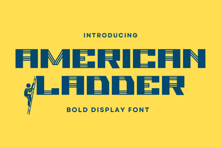 American Ladder Font