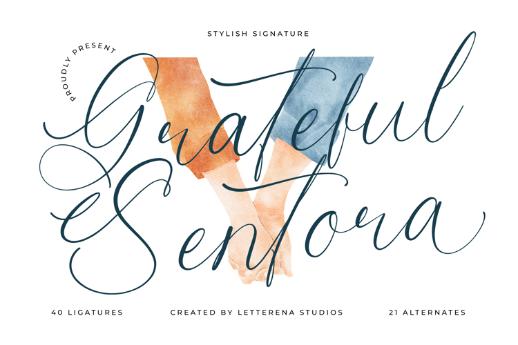 Grateful Sentora VERSION Font