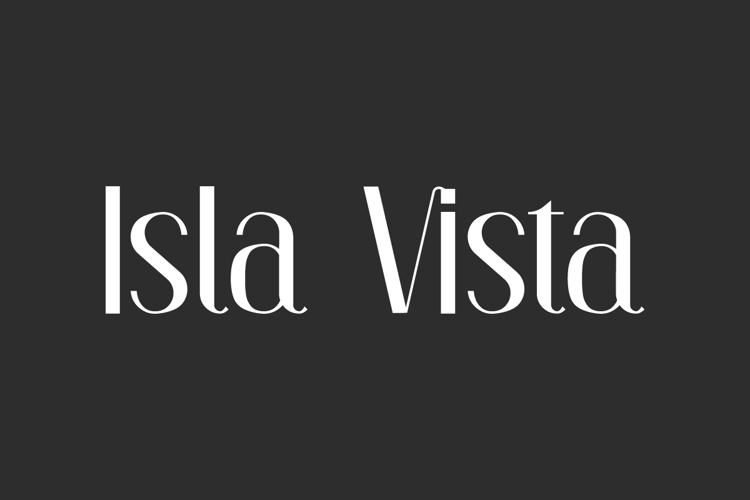 Isla Vista Font