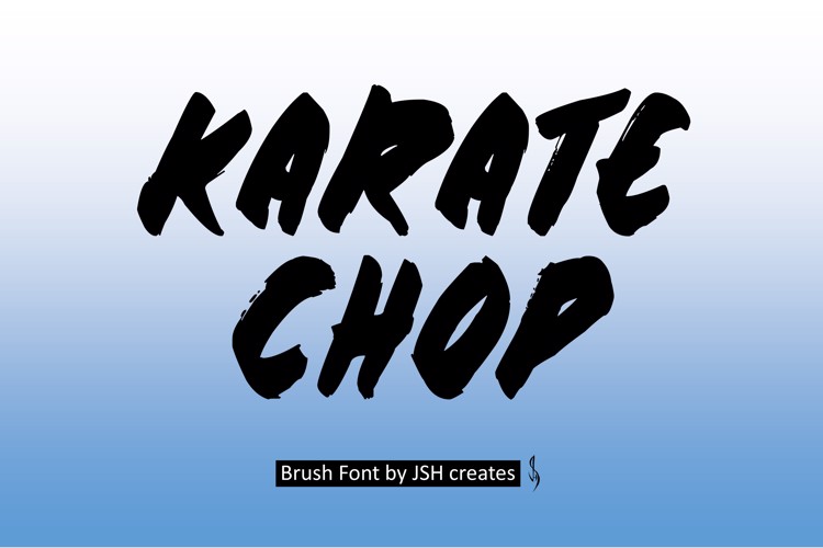 Karate Chopper Font