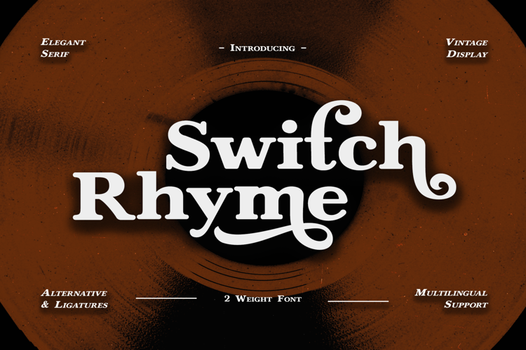 Switch Rhyme DEMO Font