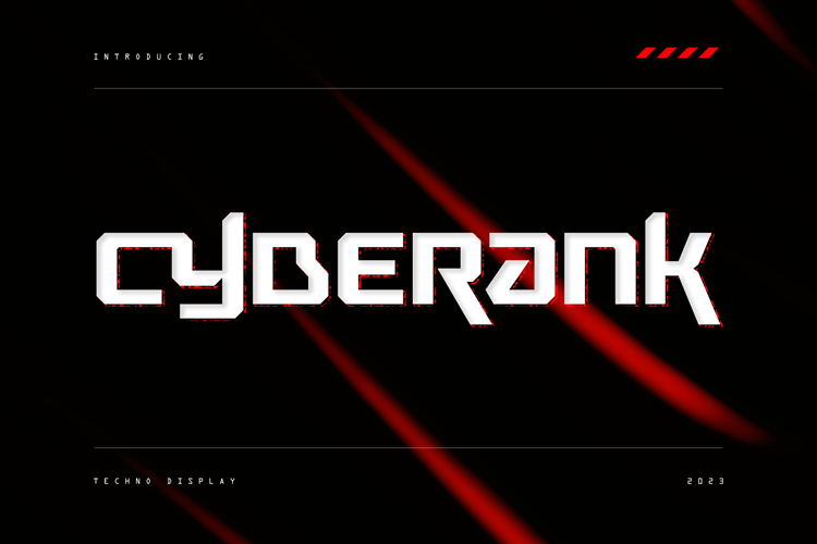 Cyberank Font