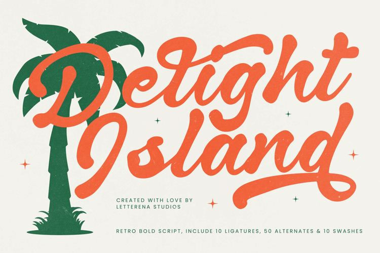 Delight Island VERSION Font