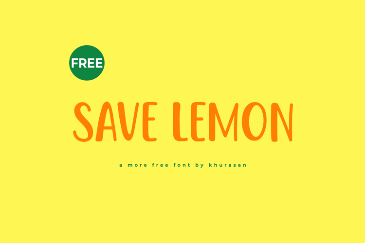 Save Lemon Font