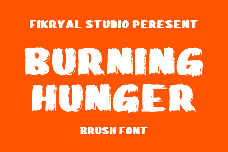 Burning Hunger Font
