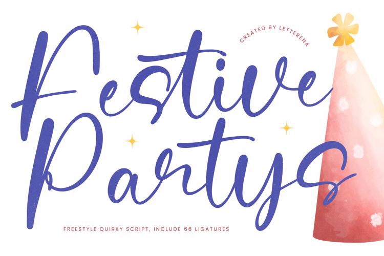 Festive Partys VERSION Font