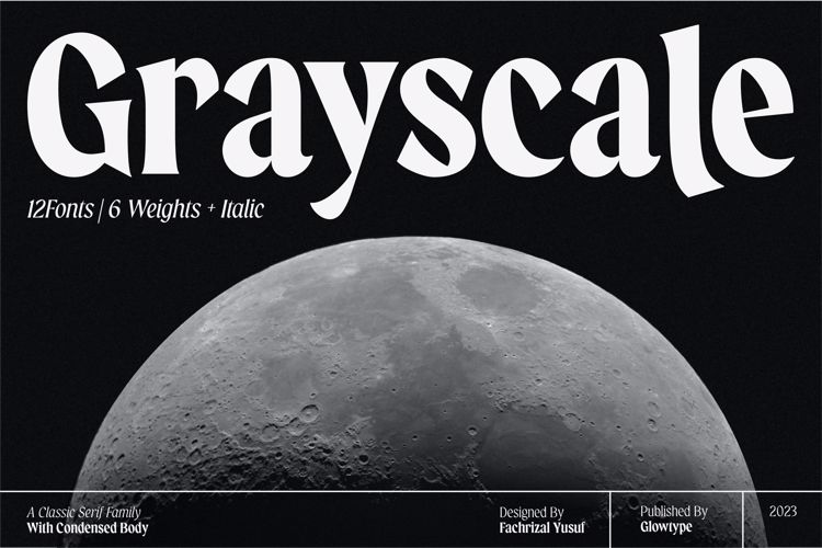 Grayscale Font