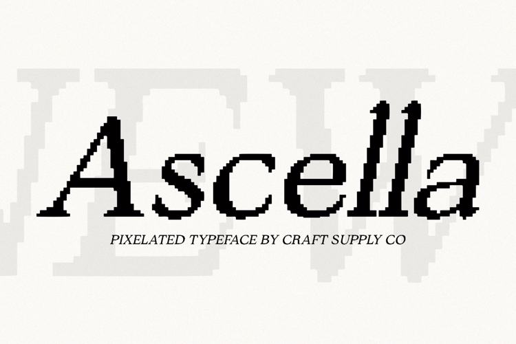 Ascella Pixel Font