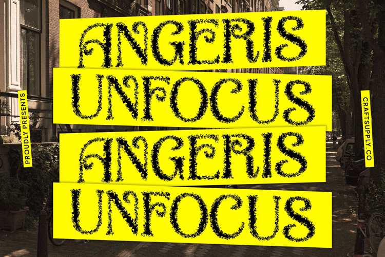 Angeris Unfocus Font