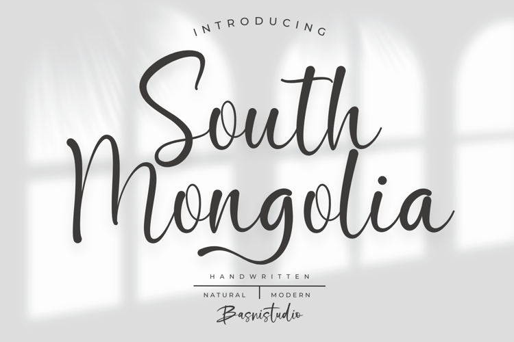South Mongolia Font