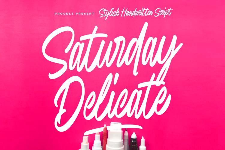 Saturday Delicate Font