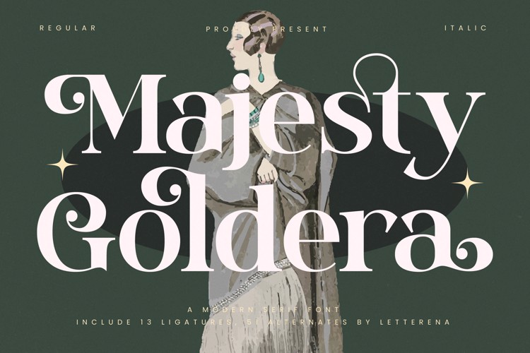 Majesty Goldera VERSION Font