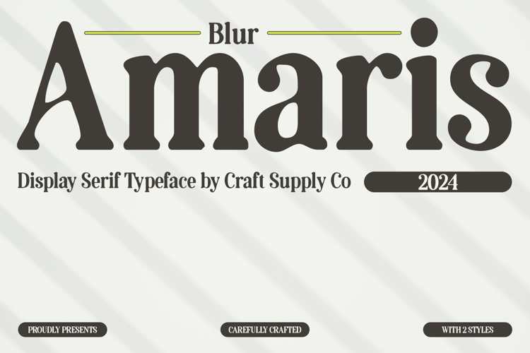 Amaris Blur Font
