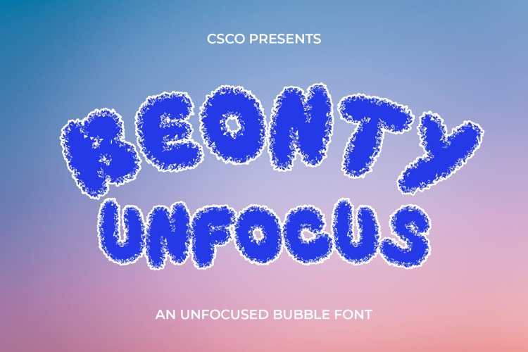 Beonty Unfocus Font