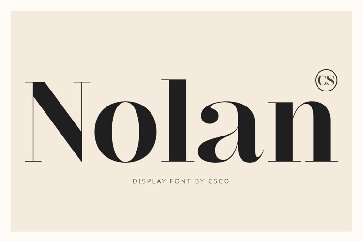 CS Nolan Font