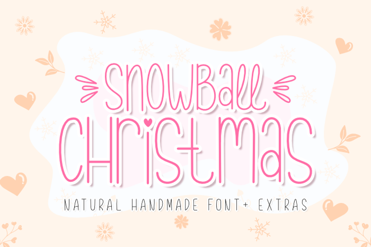 Snowball Christmas Font